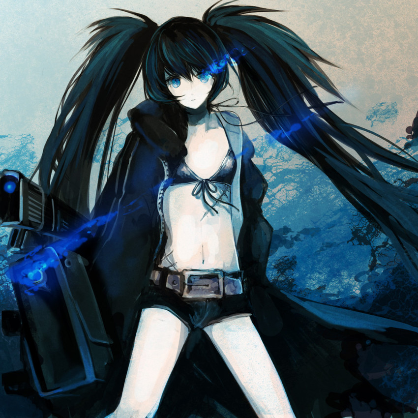 black rock shooter (black rock shooter) drawn by uno_(colorbox)