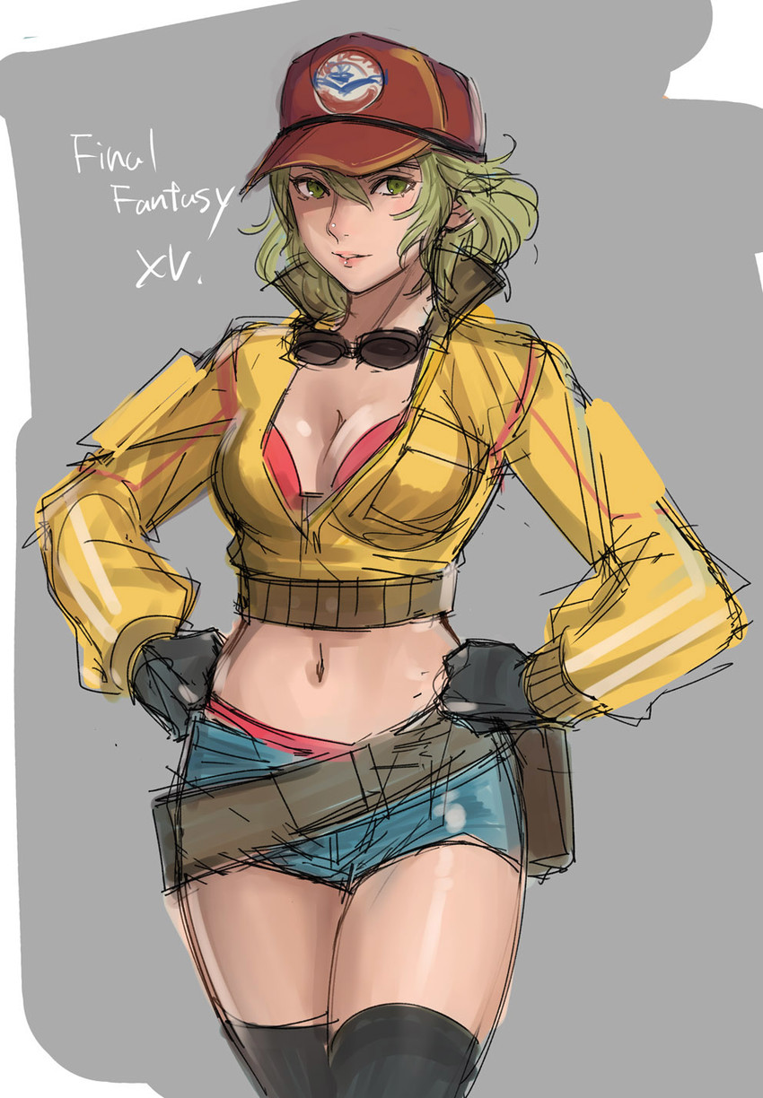 cindy aurum (final fantasy and 1 more) drawn by tetsu_(kimuchi)