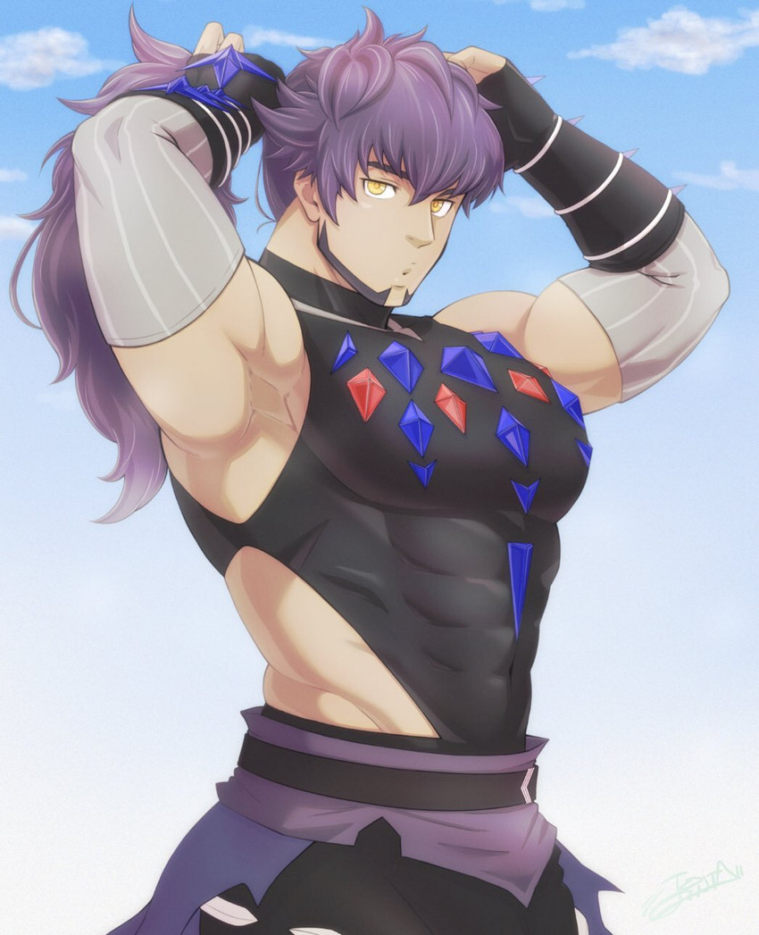 leon (pokemon and 1 more) drawn by porkjinta