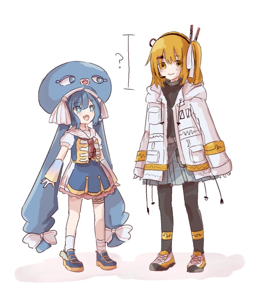 adachi rei and otomachi una (vocaloid and 2 more) drawn by yun_(yu9yu8yu)