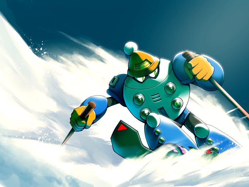 blizzard man (mega man and 1 more) drawn by imbisibol