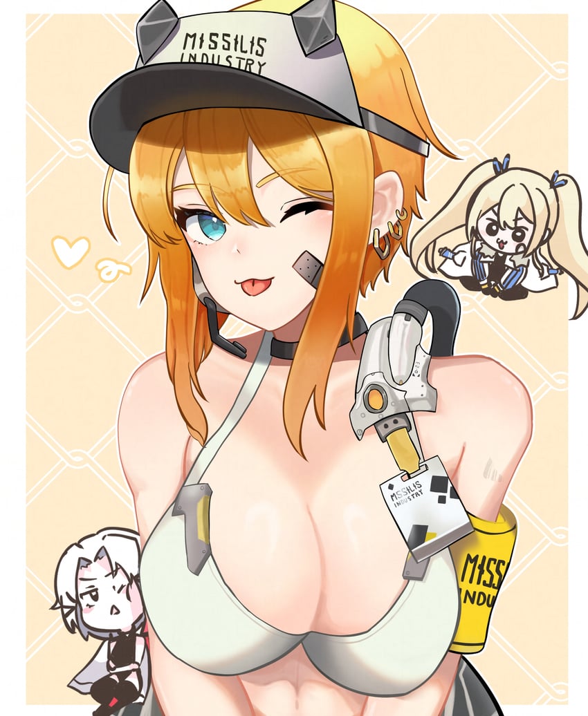 drake, laplace, and maxwell (goddess of victory: nikke) drawn by hanataba_(ma-gareddo)