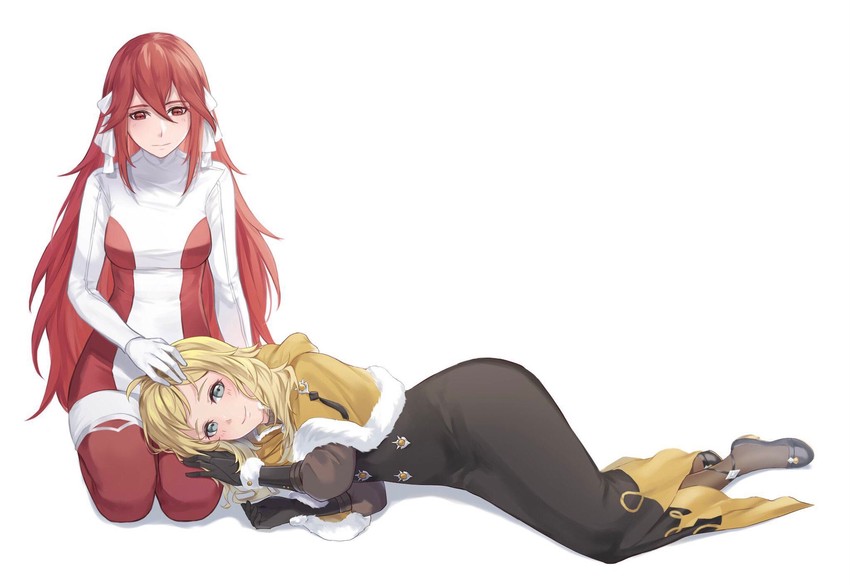 ophelia and caeldori (fire emblem and 1 more) drawn by moja_(rainpoow)