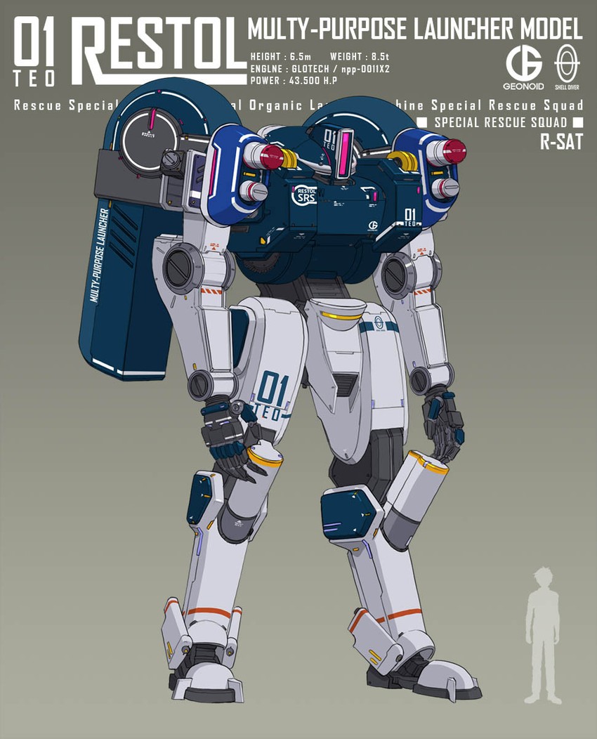restol machine 1 (restol special rescue squad) drawn by changkyu_kim