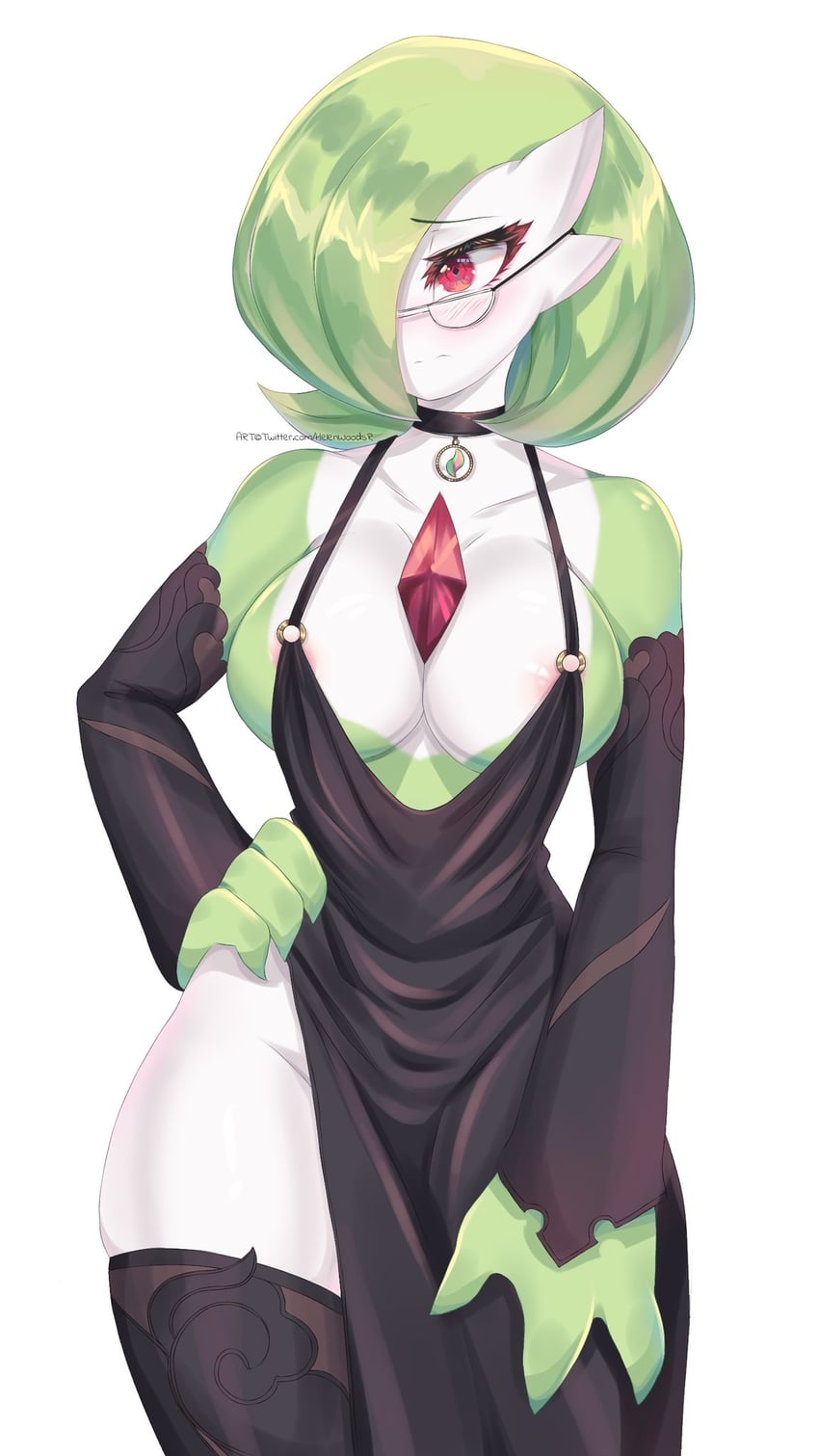 gardevoir (pokemon) drawn by helenwoodsr