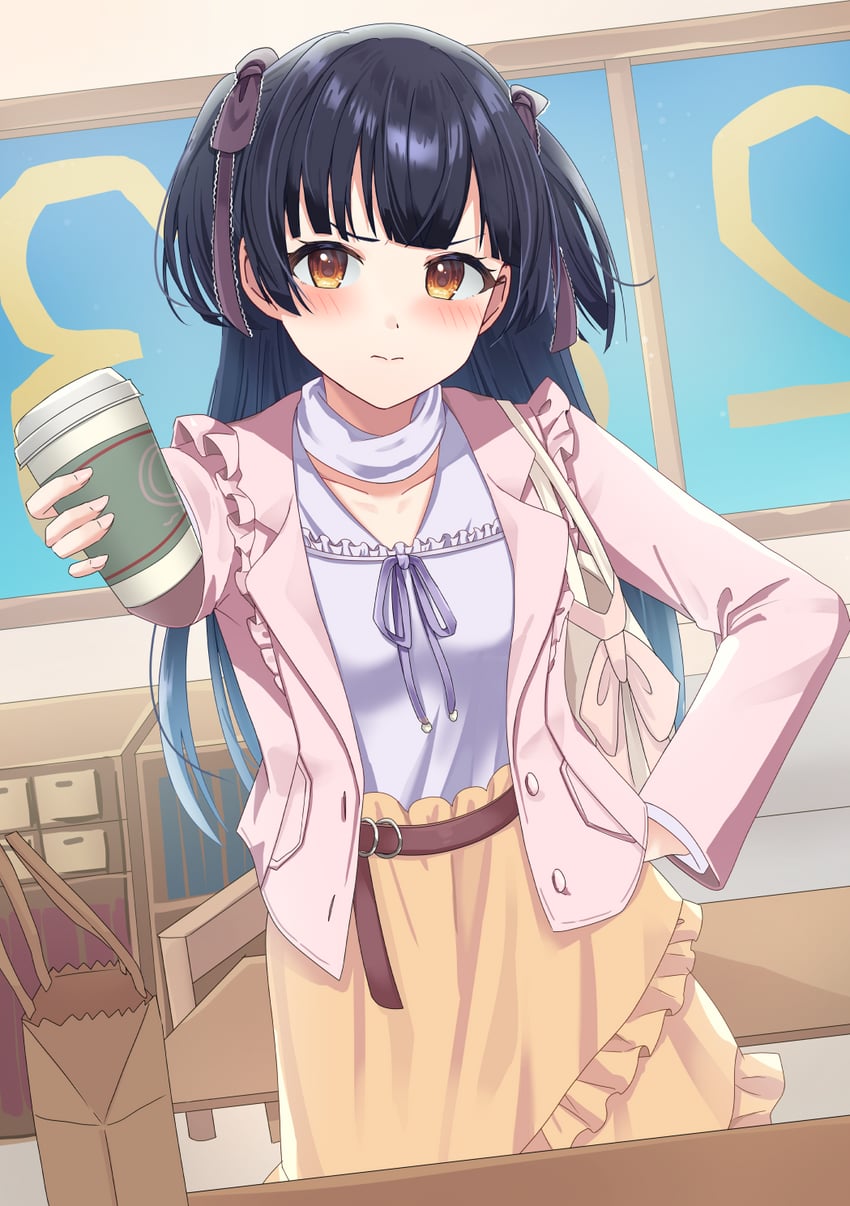 mayuzumi fuyuko (idolmaster and 1 more) drawn by kisara_keyy