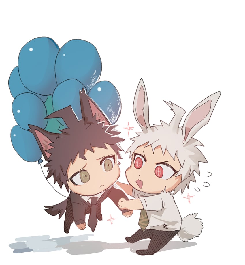 hinata hajime (danganronpa and 2 more) drawn by heichiyo