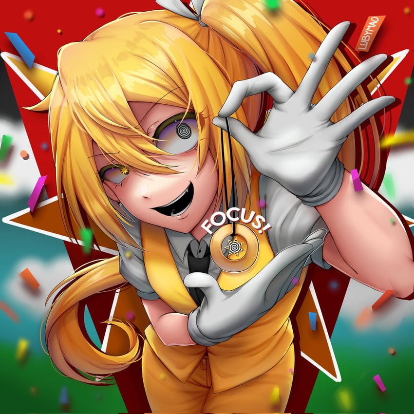 akita neru (vocaloid and 1 more) drawn by lubymaoo