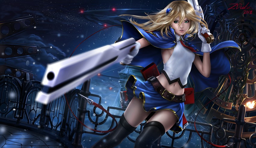 noel vermillion (blazblue and 3 more) drawn by zduke