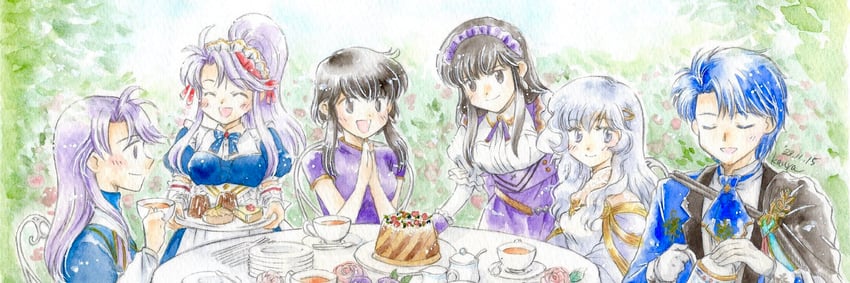 larcei, ayra, sigurd, deirdre, tailtiu, and 1 more (fire emblem and 2 more) drawn by umaumao1919