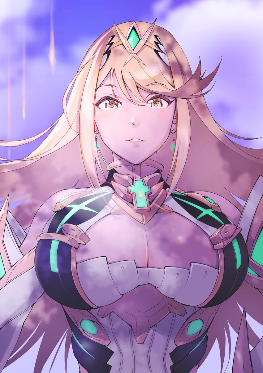 mythra (xenoblade chronicles and 1 more) drawn by ug333333