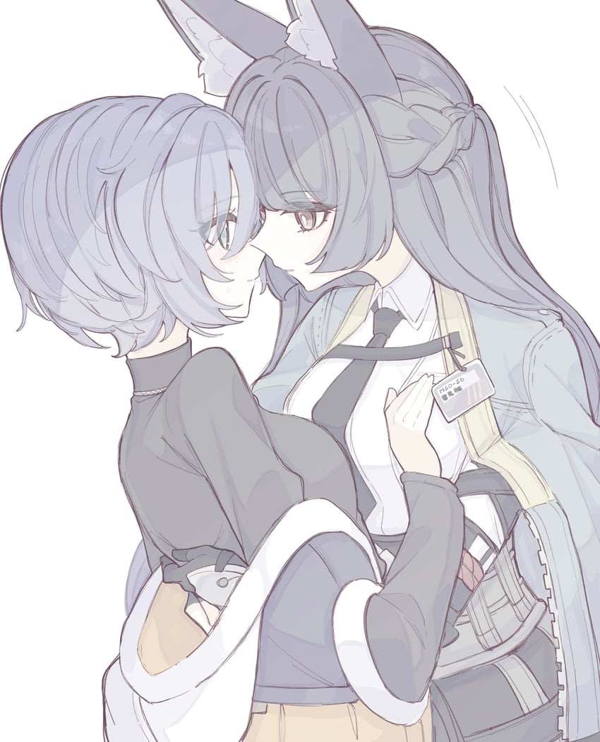 hoshimi miyabi and belle (zenless zone zero) drawn by zzzii0