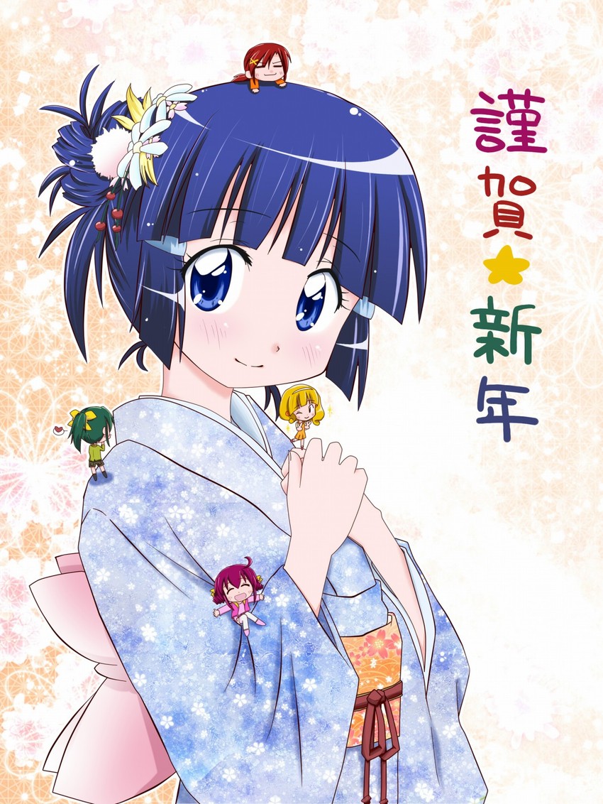 midorikawa nao, kise yayoi, aoki reika, hino akane, and hoshizora miyuki (precure and 1 more) drawn by daihii