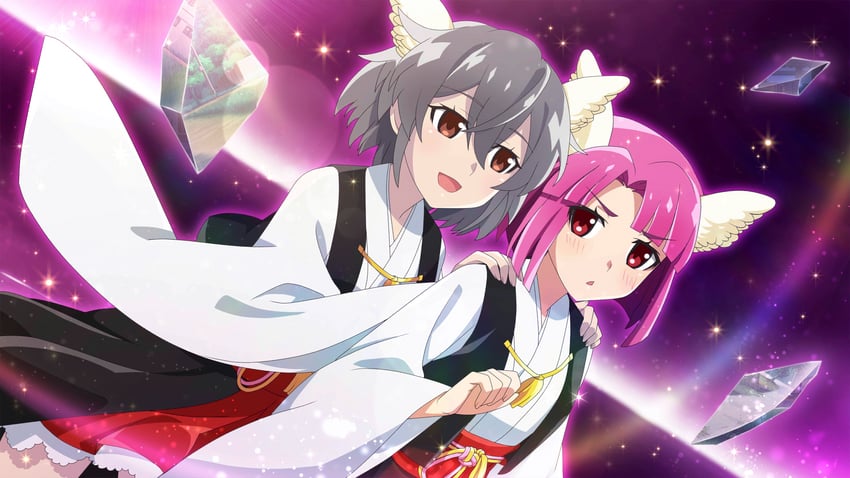 kimiyoshi kazuho and tamurahime no mikoto (higurashi no naku koro ni and 1 more)