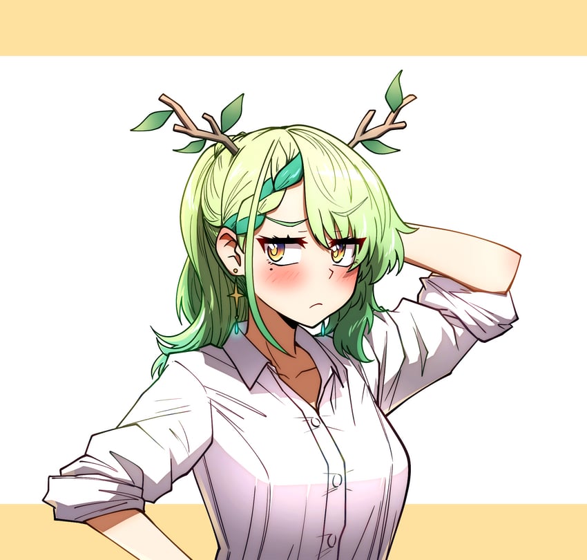 ceres fauna (hololive and 1 more) drawn by ddolbang