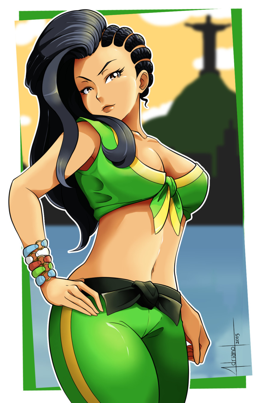 laura matsuda and jesus (street fighter and 1 more) drawn by adriano_lima