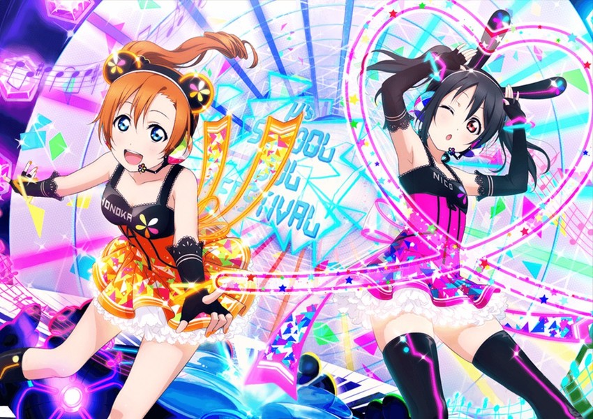 yazawa nico and kosaka honoka (love live! and 2 more)
