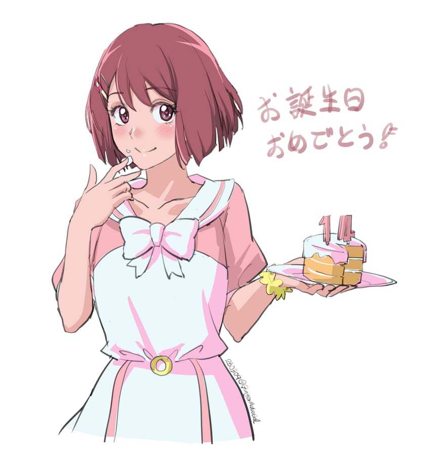 nijigaoka mashiro and hanadera nodoka (precure and 2 more) drawn by sozan