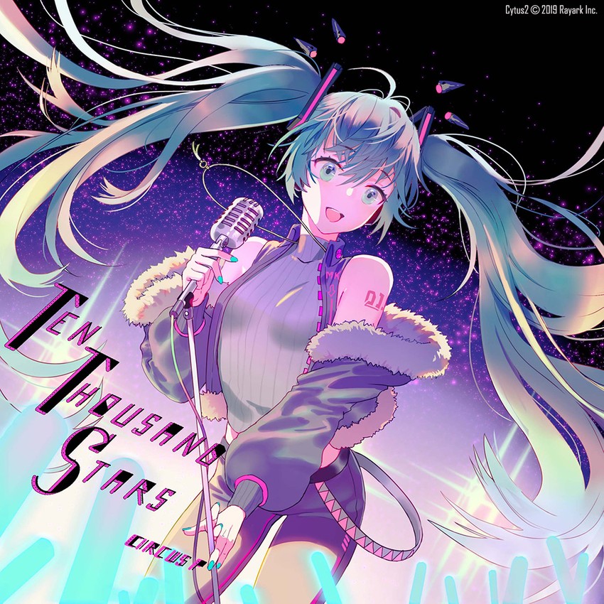 hatsune miku (vocaloid and 2 more) drawn by kai_(pixiv93444)