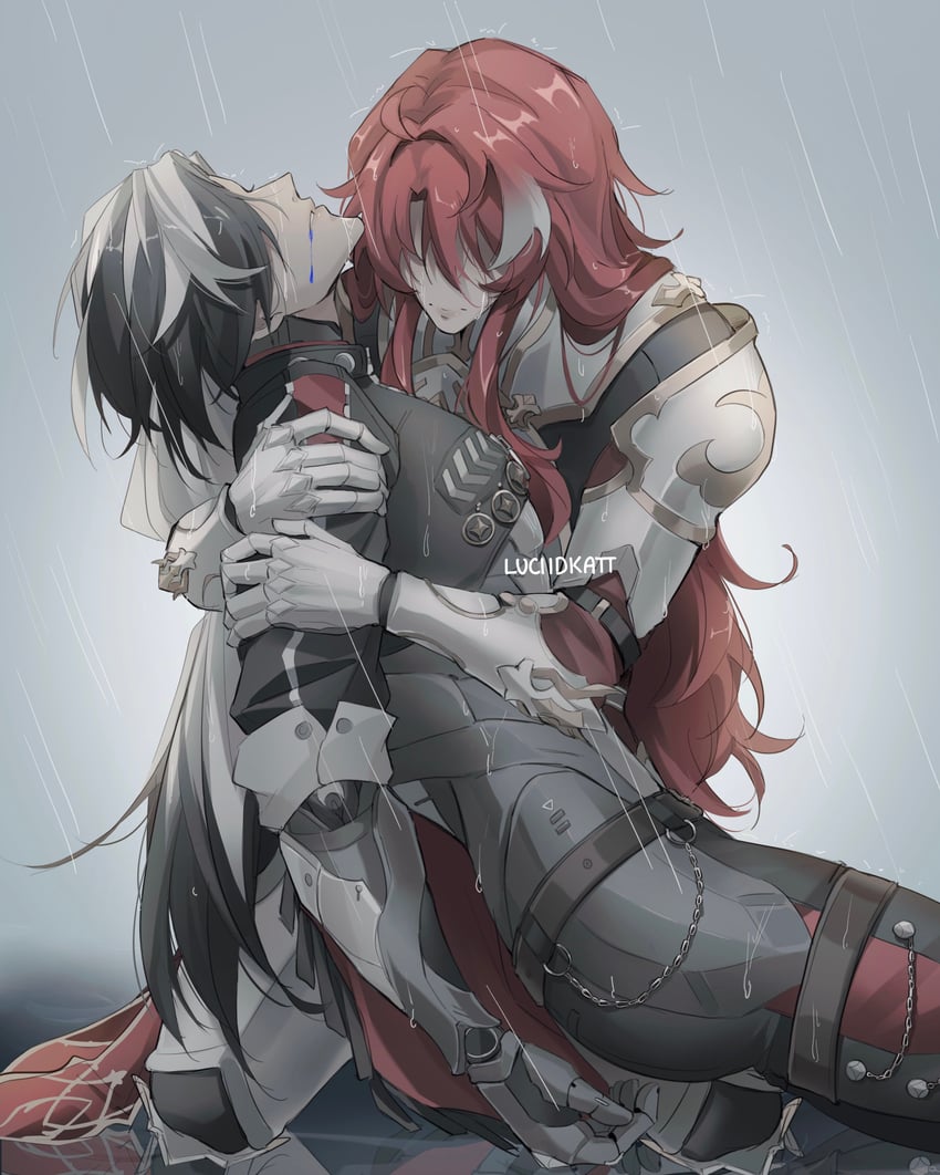 boothill and argenti (honkai and 1 more) drawn by luciidkatt