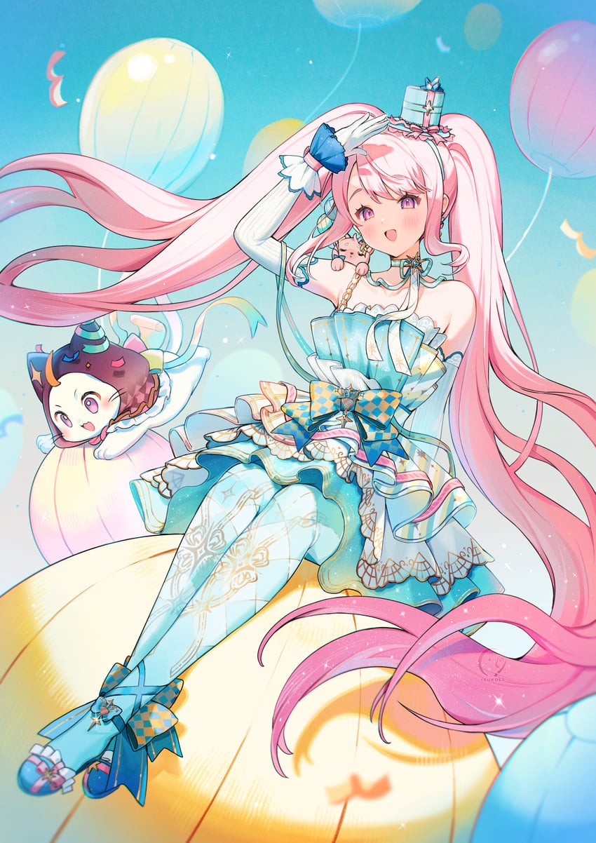nikki, momo, and dance till dawn (nikki and 1 more) drawn by yenkoes