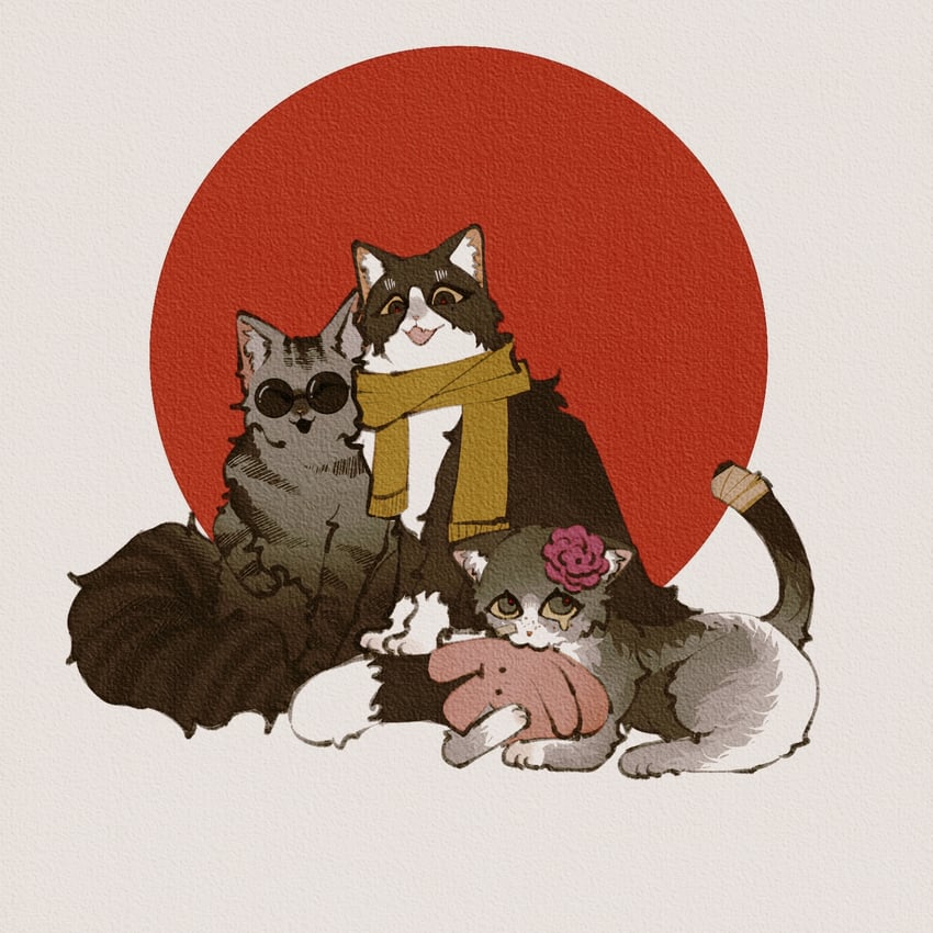 ziche fuzhao, fu shun, and lu mi (touqi guaitan) drawn by kaishui_zhudan