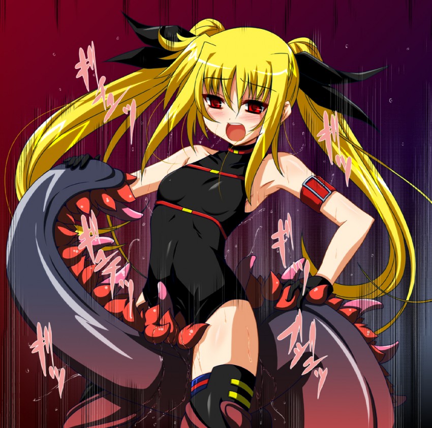 fate testarossa (lyrical nanoha and 2 more) drawn by fumihiro