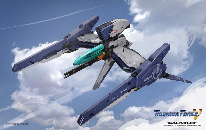rvr-01 gauntlet (thunder force and 1 more) drawn by captoon