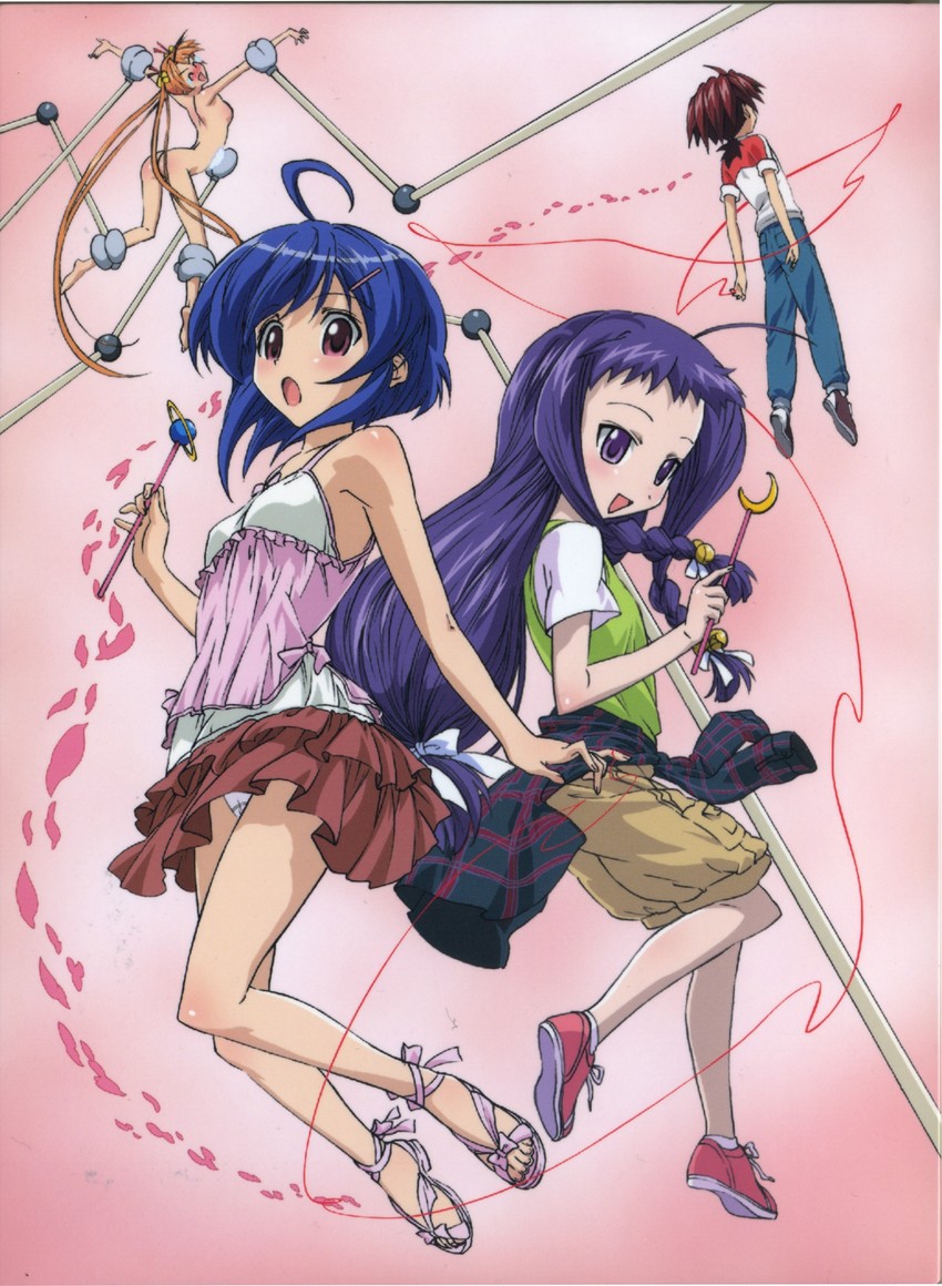 kagurazaka asuna, miyazaki nodoka, ayase yue, and negi springfield (mahou sensei negima!)