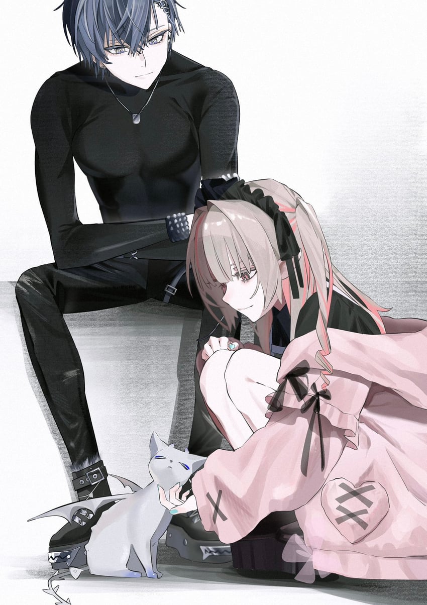 makaino ririmu, koyanagi rou, and otomo (nijisanji) drawn by kurotayan