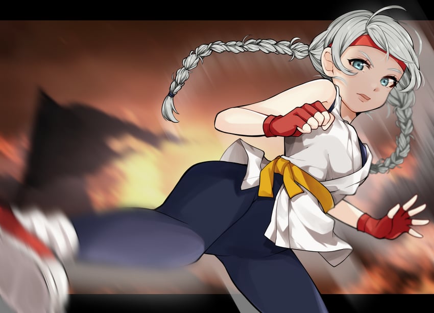 nina and yuri sakazaki (fire emblem and 4 more) drawn by choko_omochi