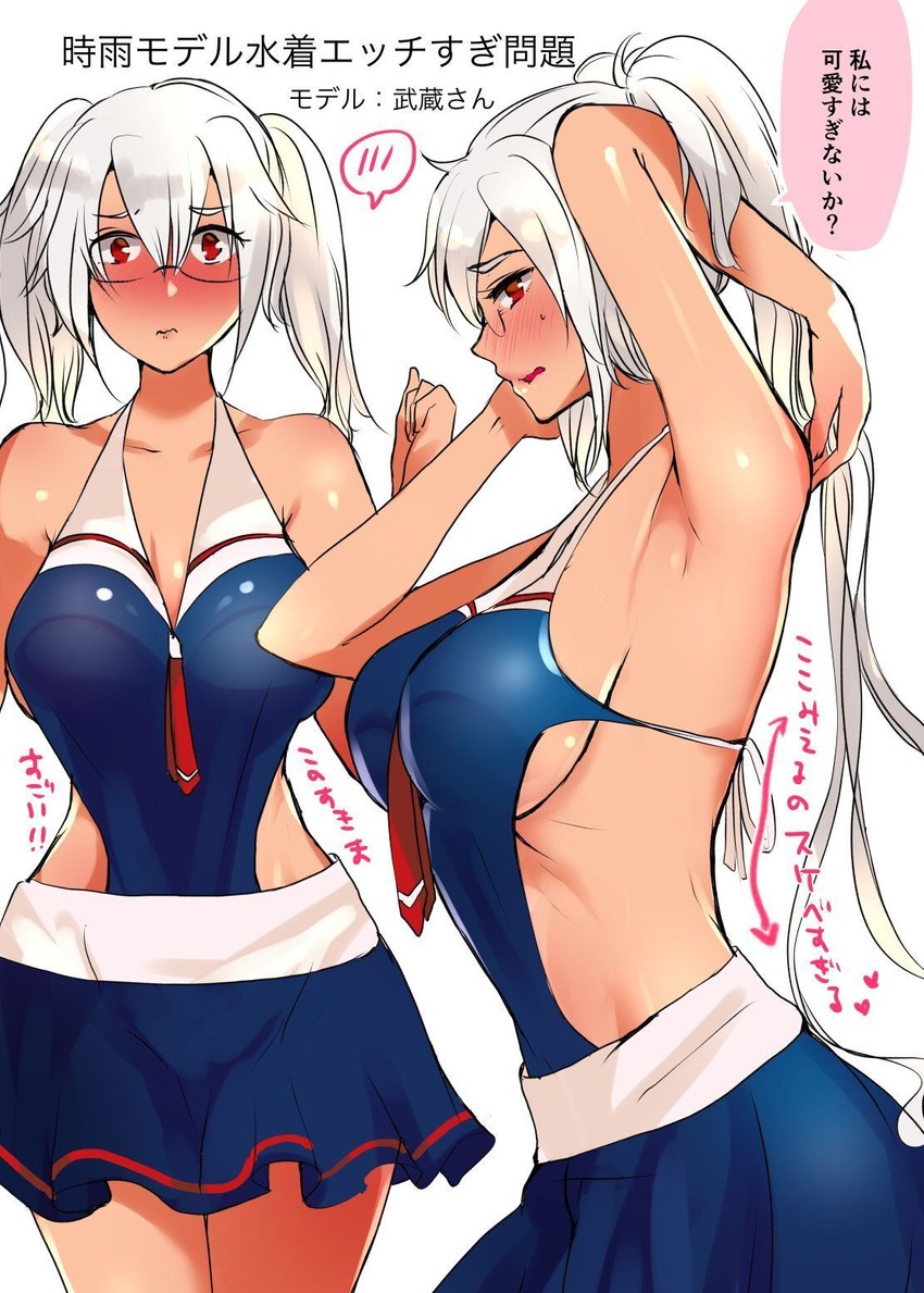 musashi and musashi kai ni (kantai collection) drawn by masago_(rm-rf)