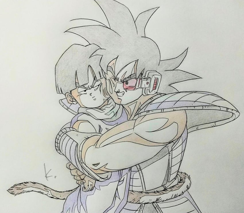 son gohan and tullece (dragon ball and 1 more) drawn by kakeru_(dbskakeru)