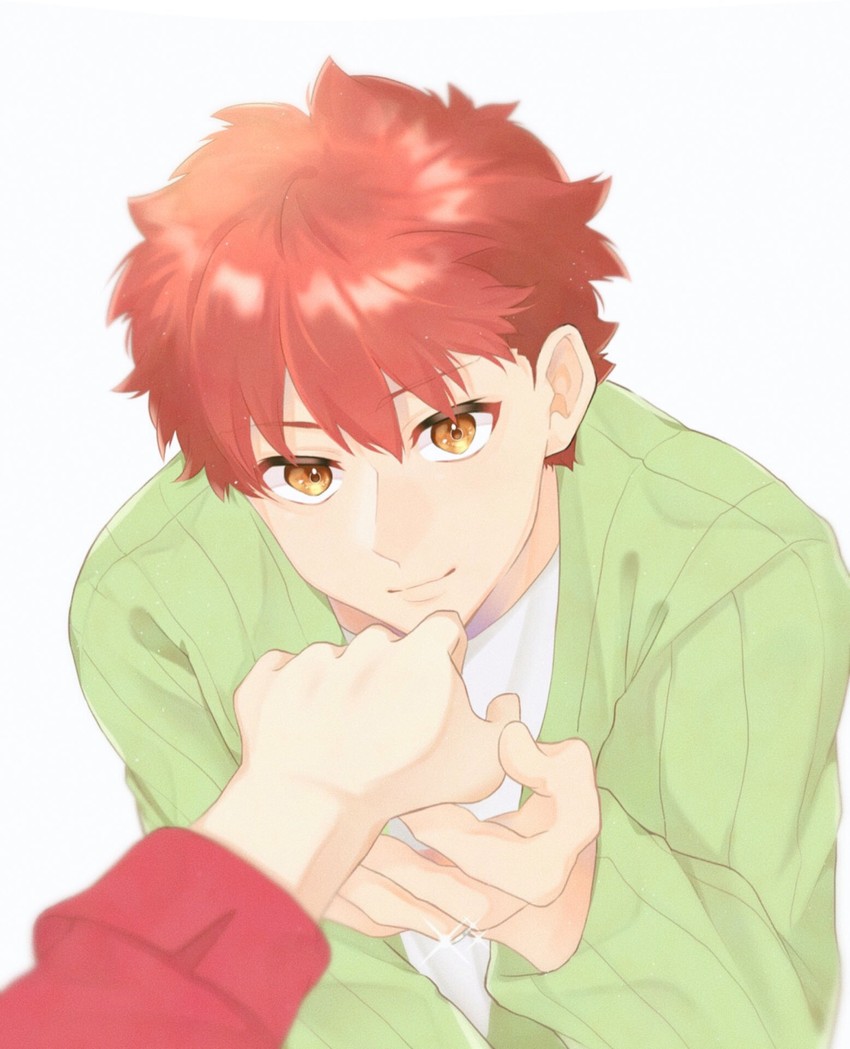 tohsaka rin and emiya shirou (fate and 2 more) drawn by toutou_(fufu0o)