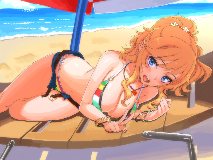 ohtsuki yui (idolmaster and 1 more) drawn by whoosaku