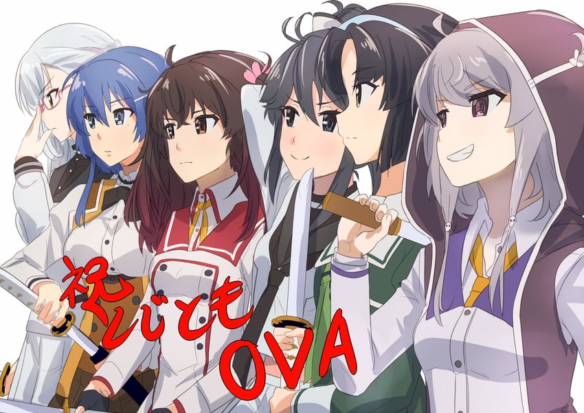 asakura mihono, setouchi chie, shichinosato kofuki, musumi kiyoka, yamashiro yui, and 1 more (toji no miko) drawn by mashitono_desu