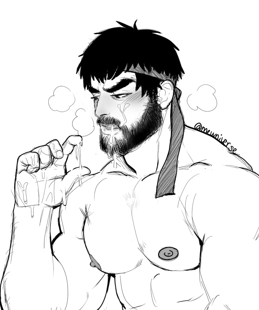 ryu (street fighter and 1 more) drawn by mewniverse