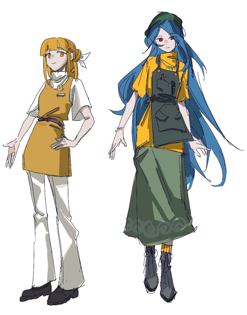 haniyasushin keiki and joutouguu mayumi (touhou) drawn by yorukiko