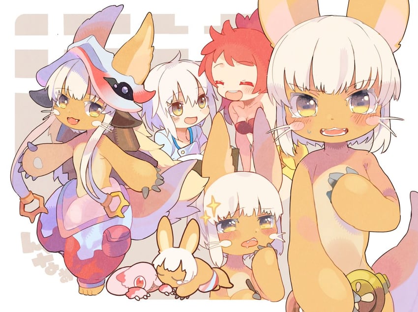 mitty and nanachi (made in abyss) drawn by chachi_(azuzu)