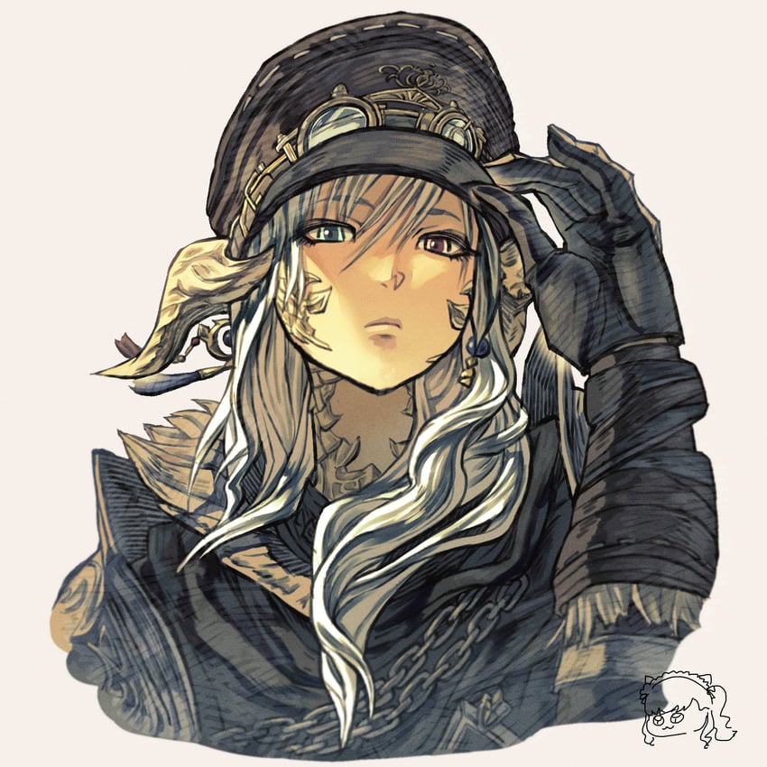 warrior of light (final fantasy and 1 more) drawn by bimel_isabella