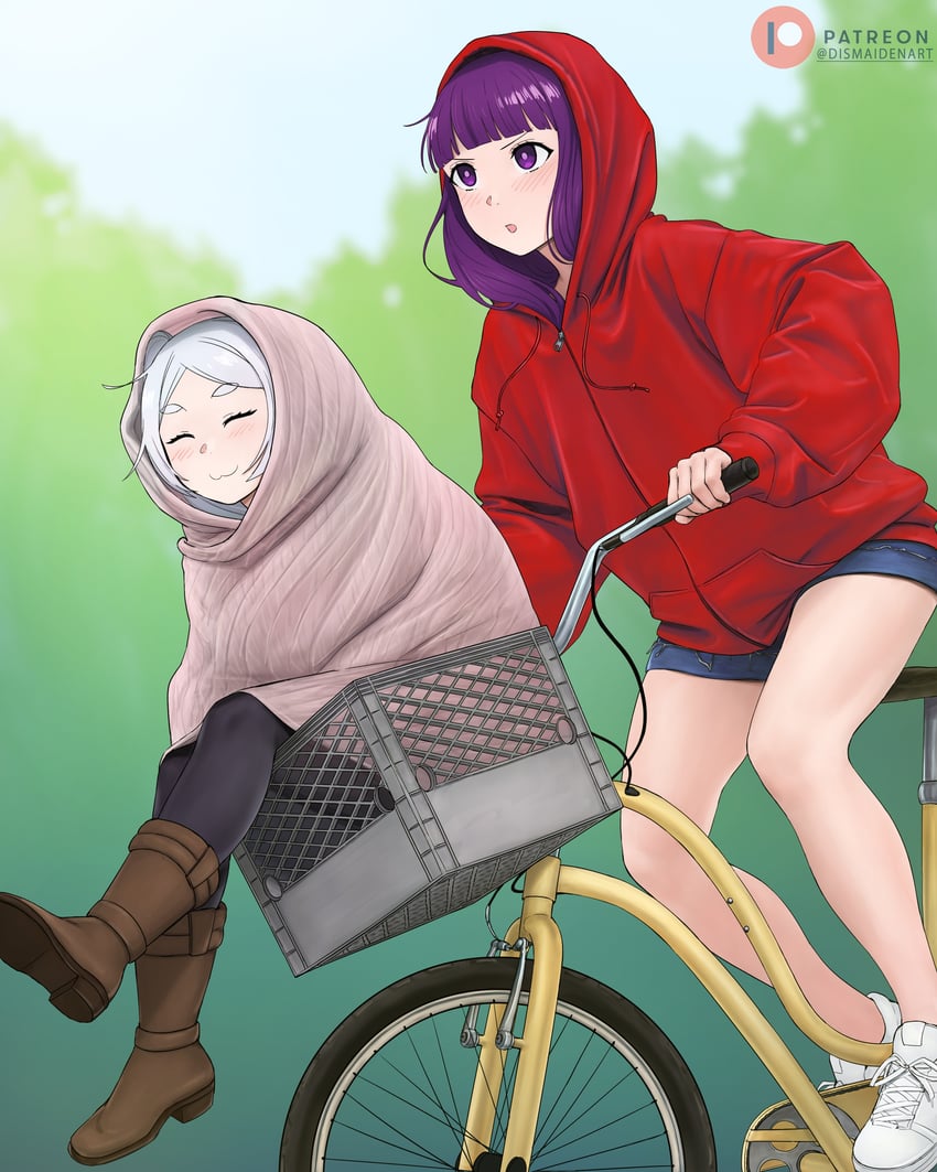 frieren and fern (sousou no frieren and 1 more) drawn by dismaiden