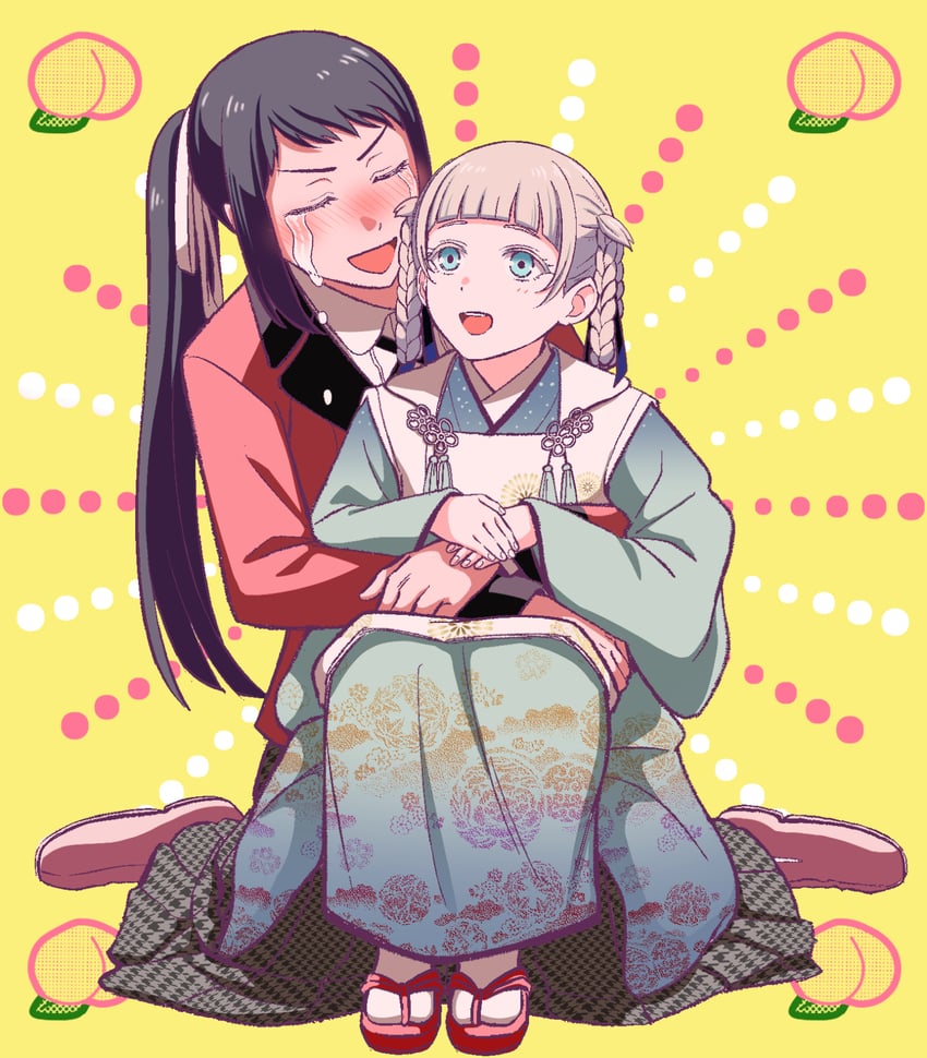 momobami kirari and igarashi sayaka (kakegurui) drawn by kanbayashi_makoto
