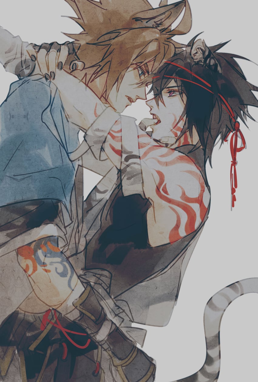 ray and anmicius (aotu world) drawn by jiujiangzi_benren