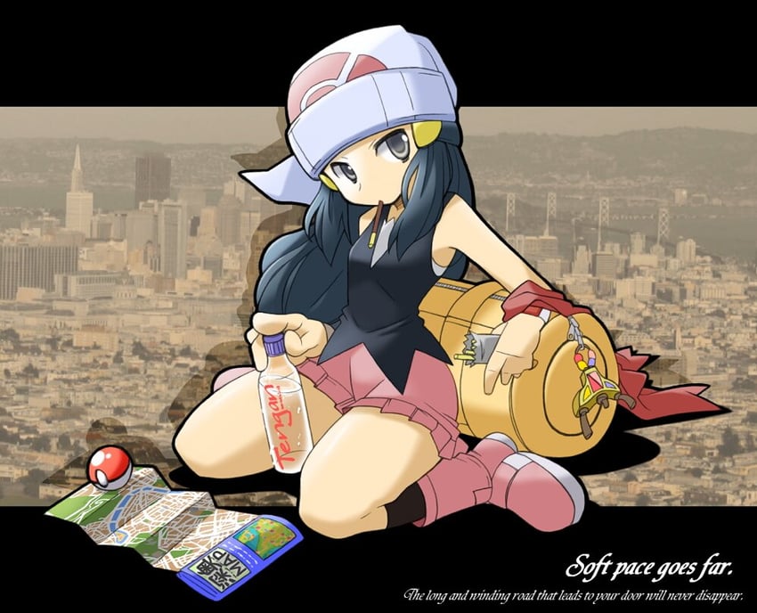 dawn (pokemon and 1 more) drawn by rascal_(feuille)