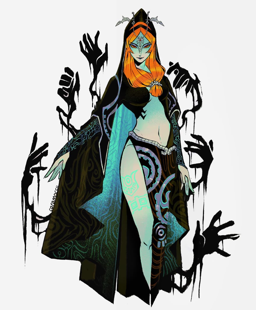 midna (the legend of zelda and 1 more) drawn by lemolunes