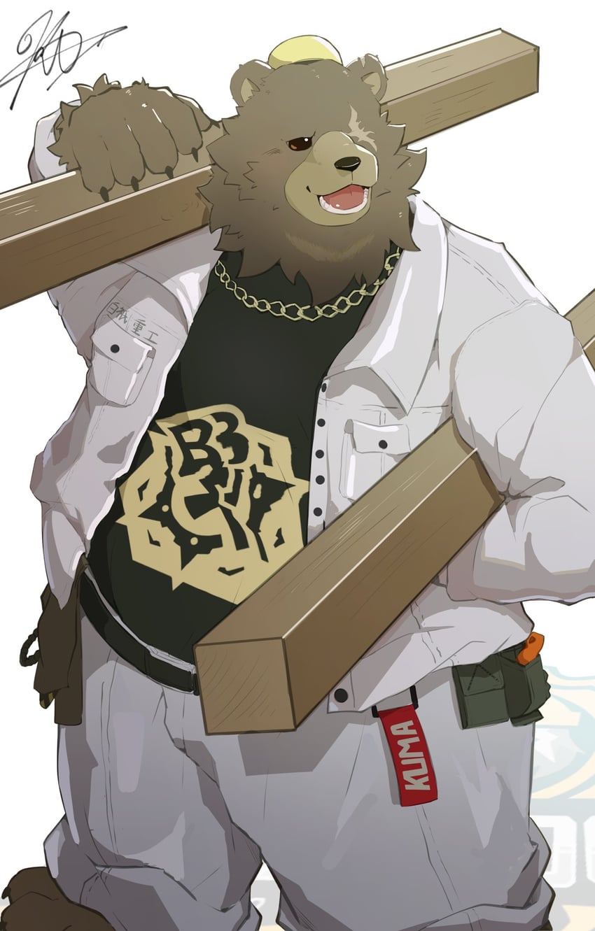ben bigger (zenless zone zero) drawn by k.t_(kt0414143919)