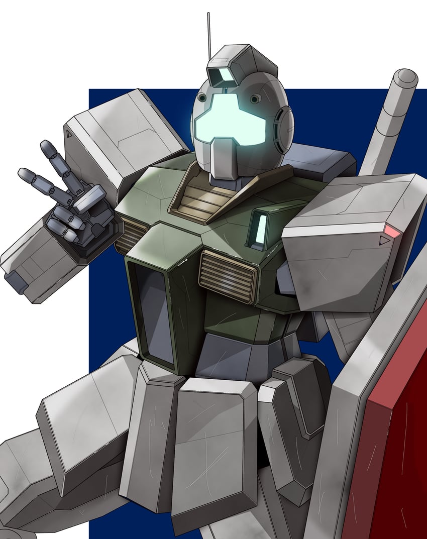 gm ii (gundam and 1 more) drawn by nagi_(user_dwyh2252)