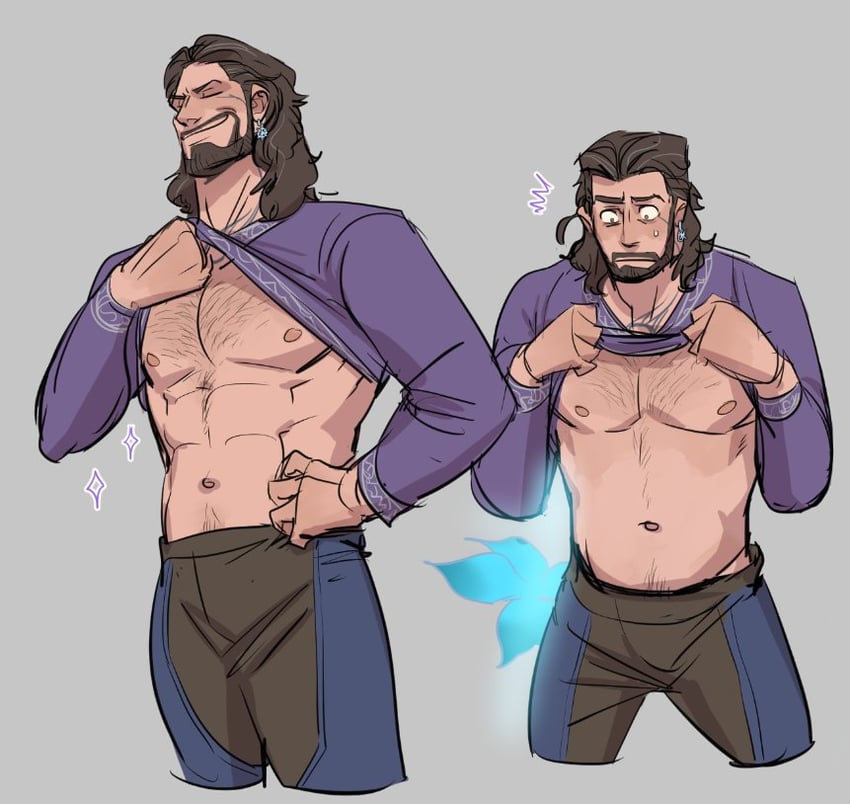 gale (dungeons & dragons and 2 more) drawn by wkokbu