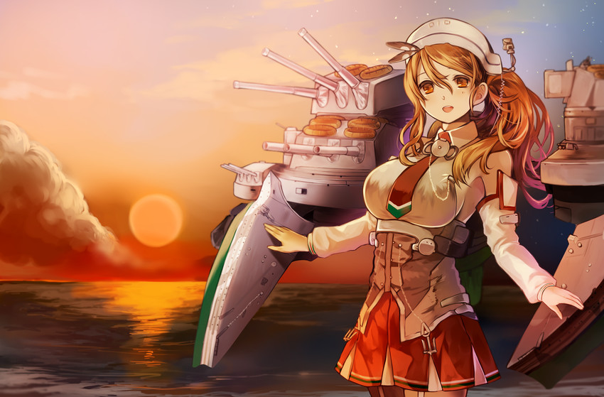 littorio and italia (kantai collection) drawn by shino_yoshihisa