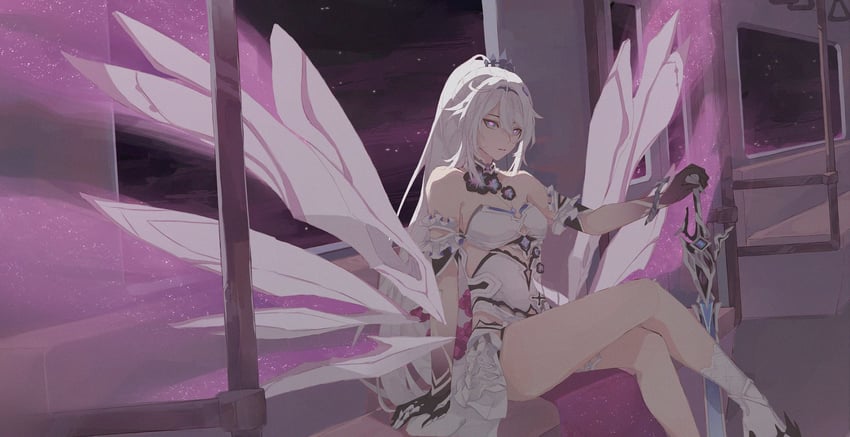 kiana kaslana (honkai and 1 more) drawn by at_xhoie